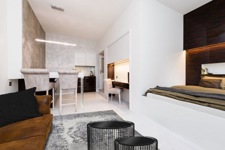 Garsonka je určena pro krátkodobé pronájmy cizincům. A pokud v ní chcete být ubytovaní, naleznete ji i na mezinárodním ubytovacím portálu Air BNB. Na…