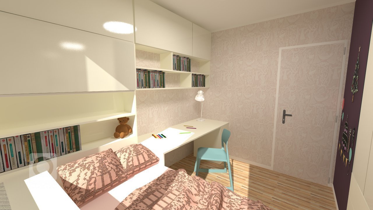 I na devíti metrech čtverečních lze vytvořit pokoj pro princeznu, kam se jí vejde všechno potřebné...&nbsp;
