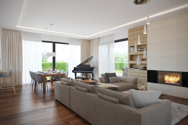 Návrh a vizualizácie luxusného bytu v Prahe. V prvej časťi projektu som vypracoval návrh a vizualizácie obývacej izby spojenej s jedálňou a kuchyňou. V druhej…