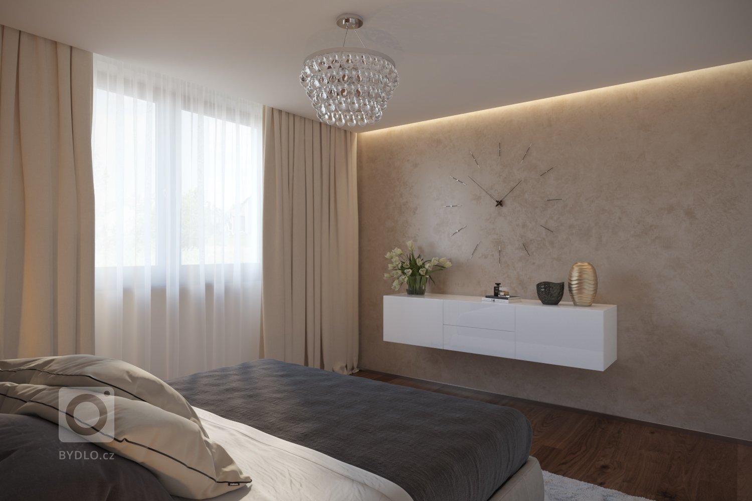 Návrh a vizualizácie luxusného bytu v Prahe. V prvej časťi projektu som vypracoval návrh a vizualizácie obývacej izby spojenej s jedálňou a kuchyňou. V druhej…