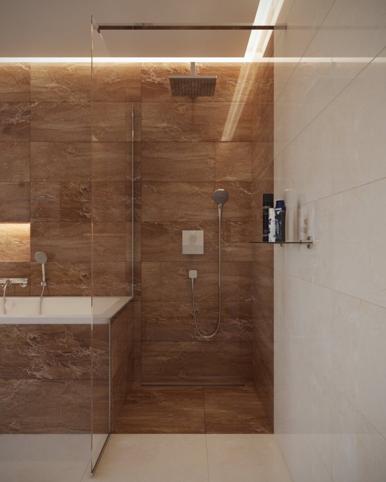 Návrh a vizualizácie luxusného bytu v Prahe. V prvej časťi projektu som vypracoval návrh a vizualizácie obývacej izby spojenej s jedálňou a kuchyňou. V druhej…