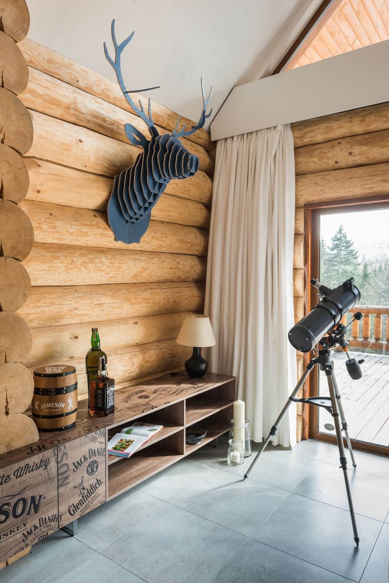 Horský srub si postavili pro sebe a kamarády