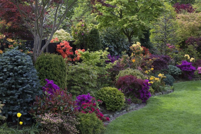 Oceňovaná zahrada hraje všemi odstíny podzimních barev