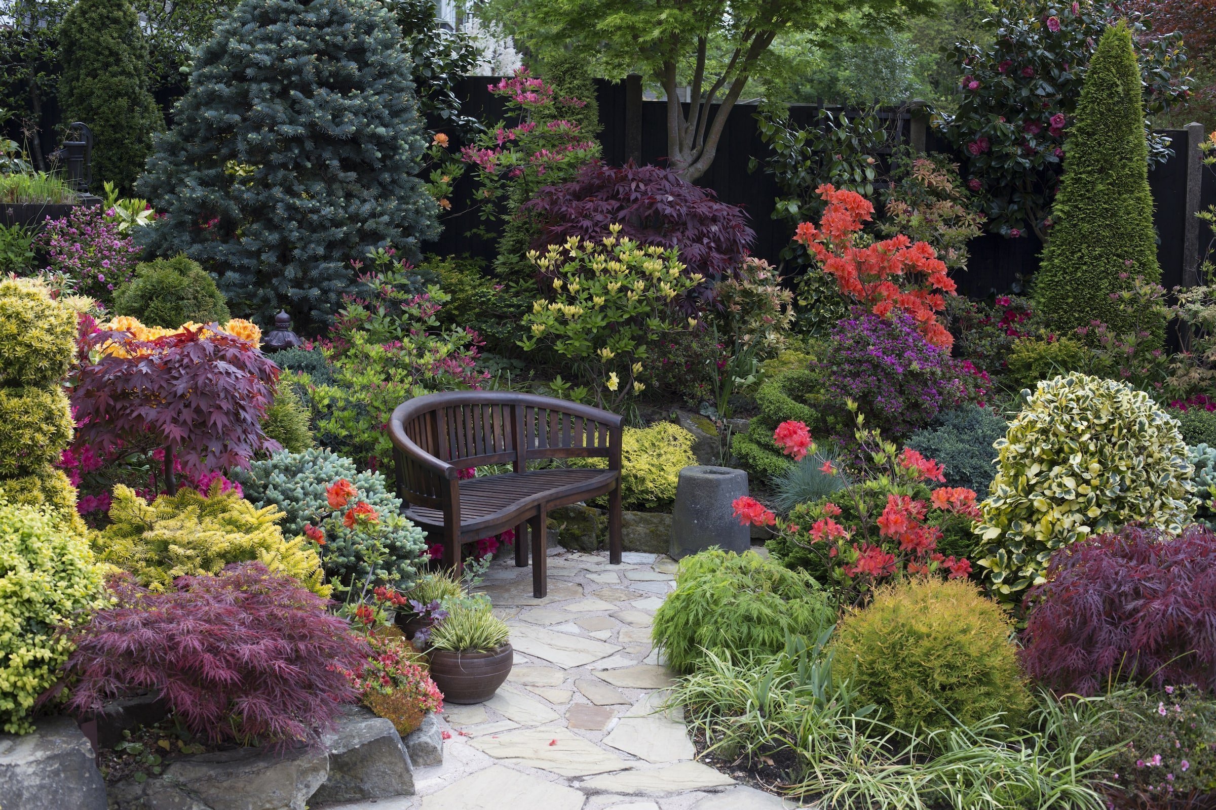 Oceňovaná zahrada hraje všemi odstíny podzimních barev