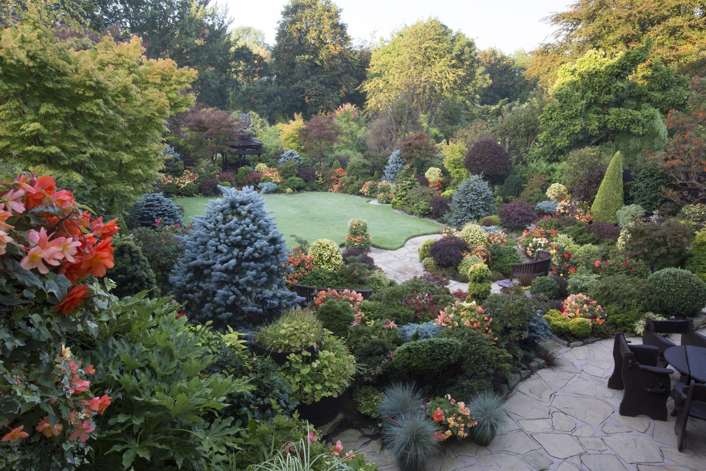 Oceňovaná zahrada hraje všemi odstíny podzimních barev