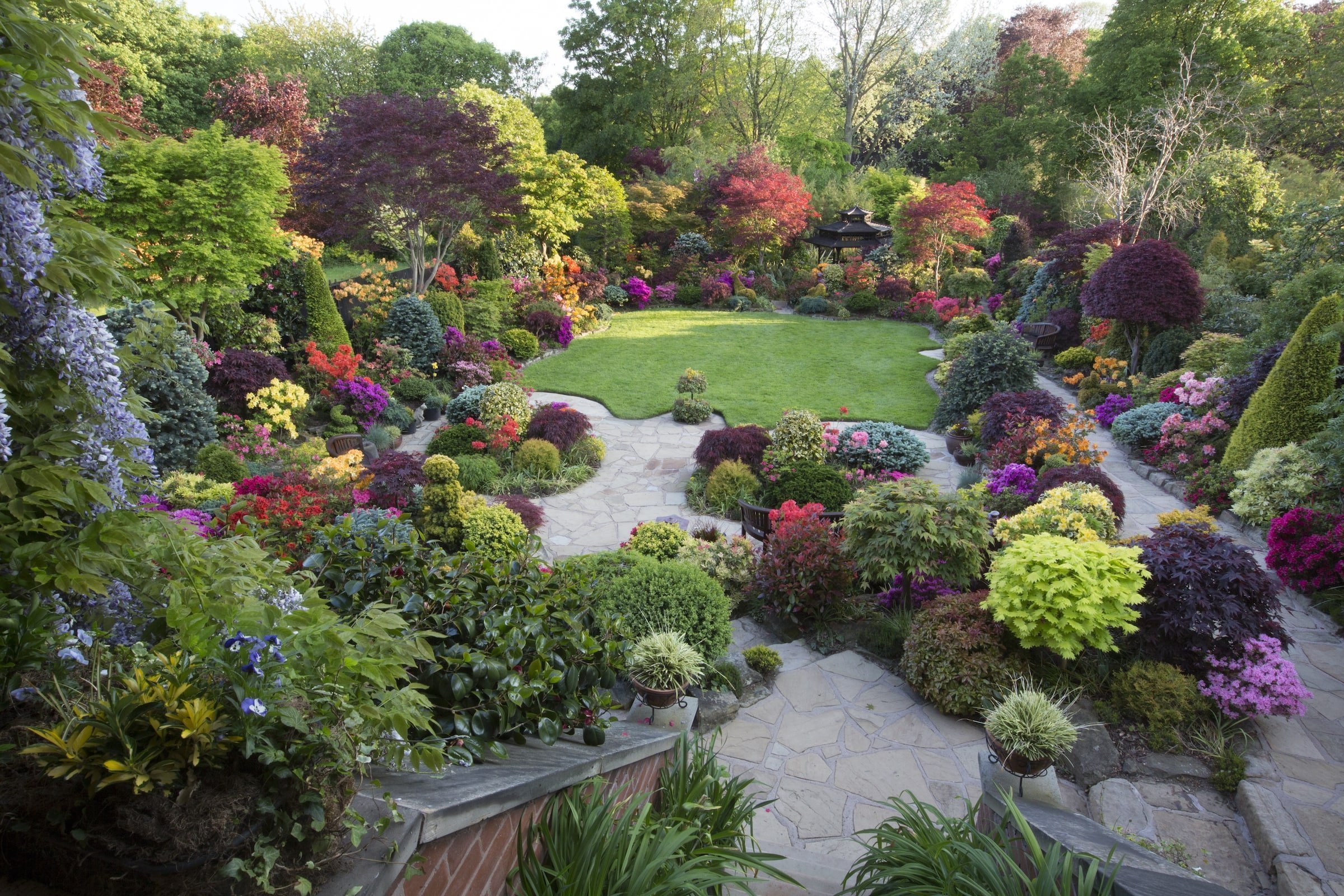 Oceňovaná zahrada hraje všemi odstíny podzimních barev