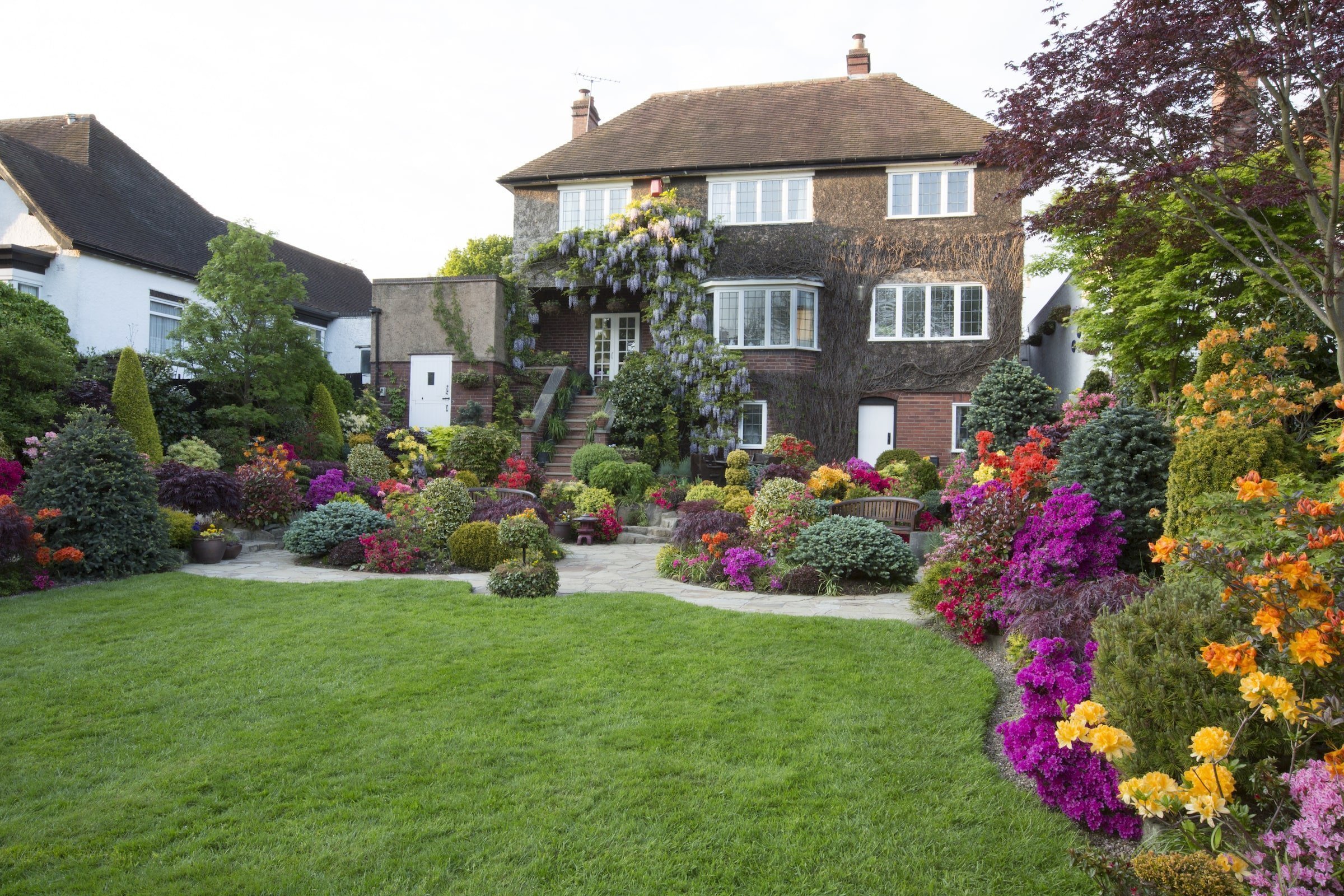 Oceňovaná zahrada hraje všemi odstíny podzimních barev