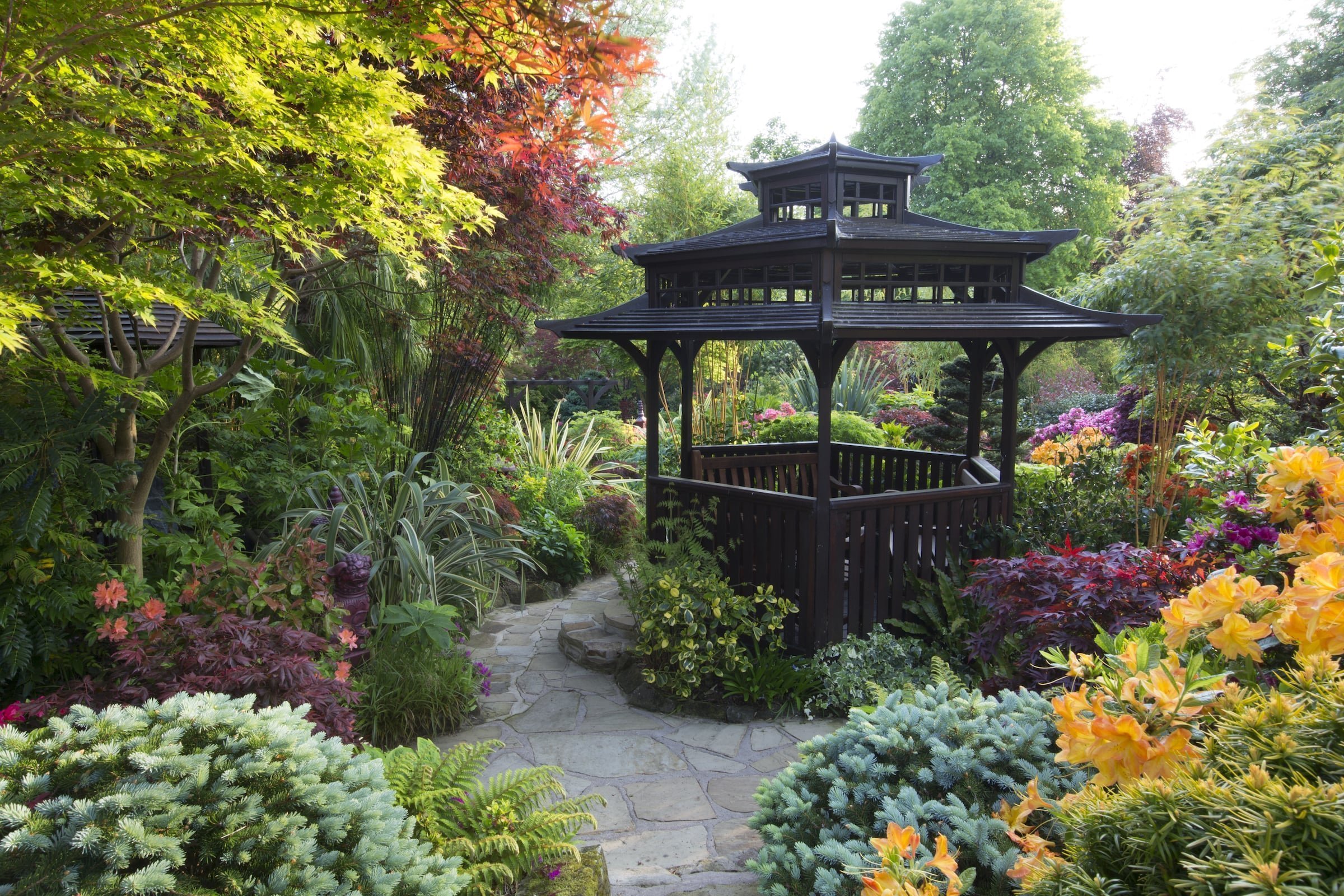 Oceňovaná zahrada hraje všemi odstíny podzimních barev