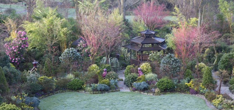 Oceňovaná zahrada hraje všemi odstíny podzimních barev