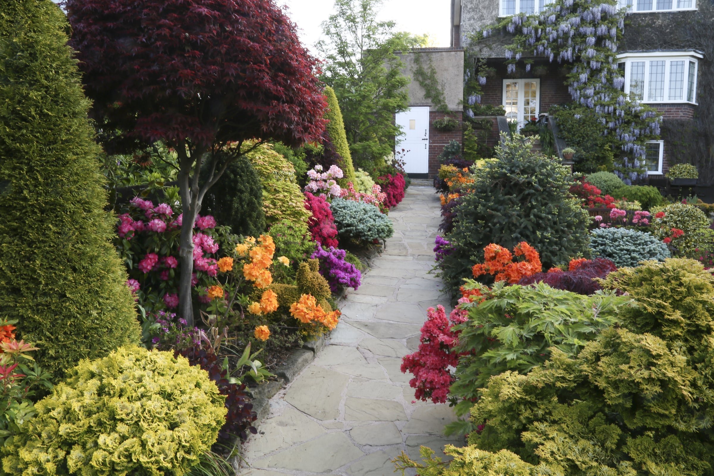 Oceňovaná zahrada hraje všemi odstíny podzimních barev