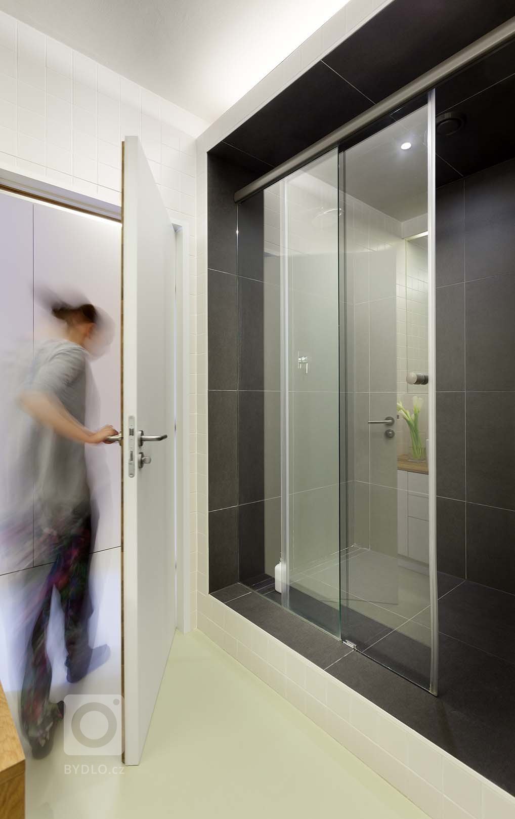 Předmětem rekonstrukce&nbsp; je byt 3+kk v novostavbě pro mladou rodinu.

Ústředním motivem návrhu je dřevěný obklad místností zázemí probíhající chodbou,…