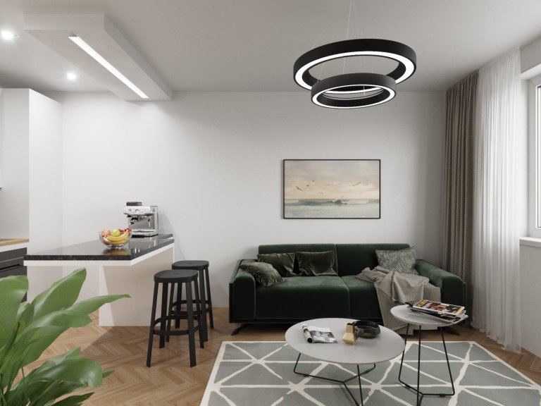 Vizualizace bytu 2kk , Nusle Praha.

Pro investora zpracovaný 3D render pro prodej bytu. Zadáním bylo ukázat budoucím majitelům nemovitosit, jak do malého…