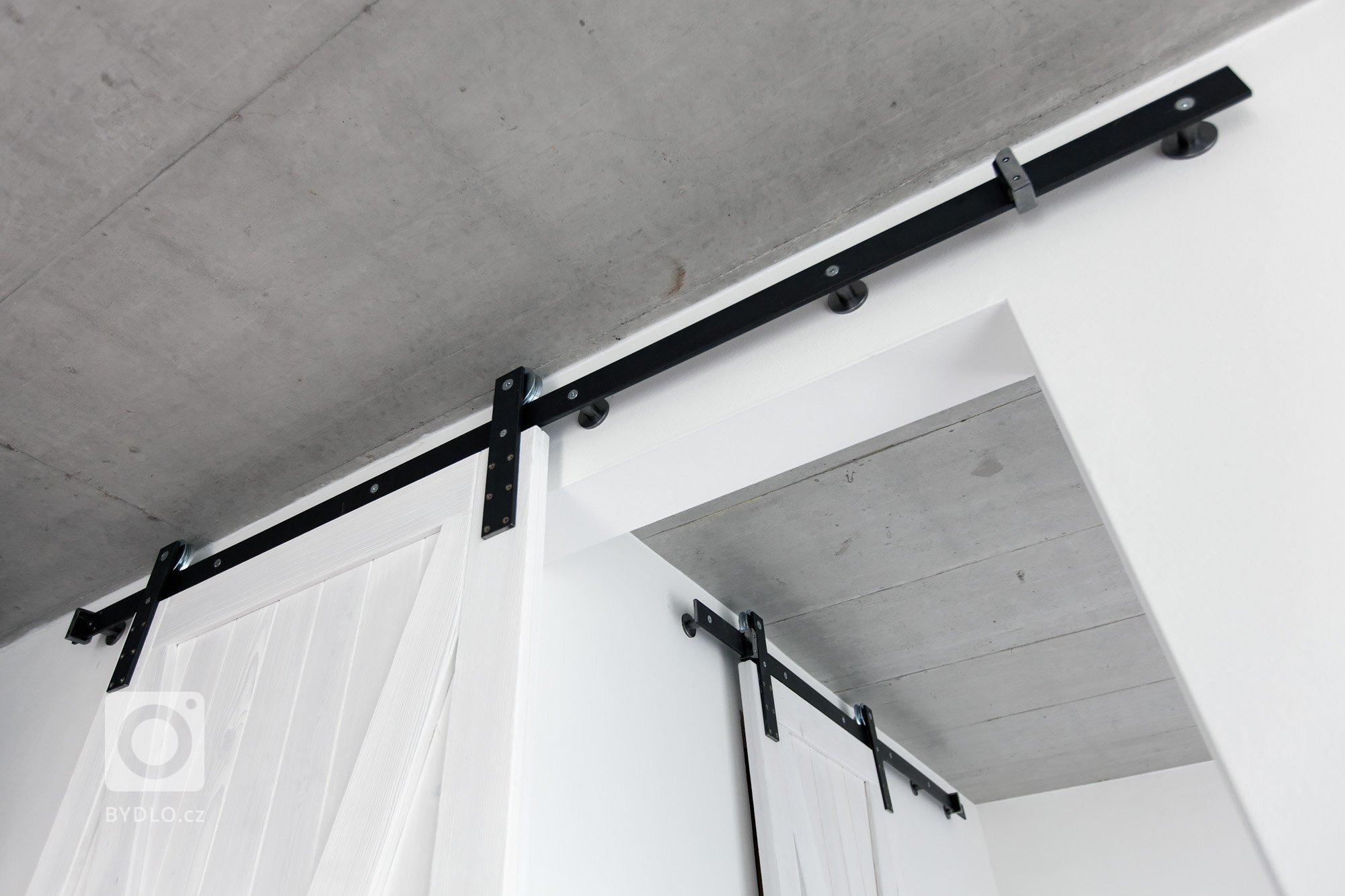 Černobílý interiér