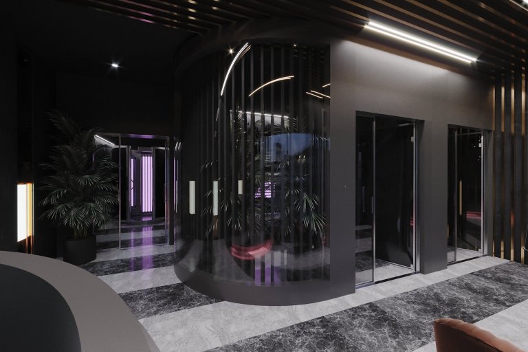 Návrh solárního studia a recepce wellness komplexu. Moderní materiály, kámer, kov a sklo se v tomto interiéru objevují téměř všude. V tomto zadání jsme se…