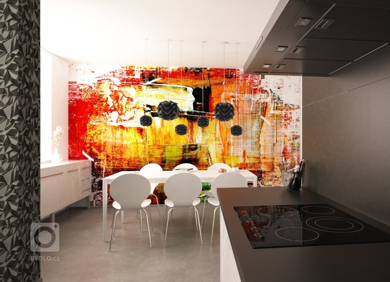 Kuchyně v bílém laku