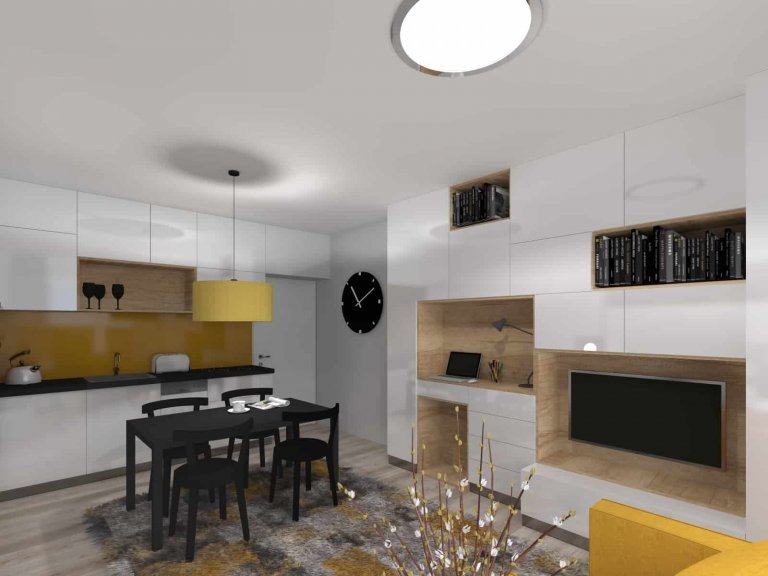 Majitel této malé garsoniery&nbsp;se rozhodl pro rekonstrukci, aby mohl&nbsp; byt poskytnout k&nbsp;užívaní své dceři. Hlavním požadavkem slečny byl…