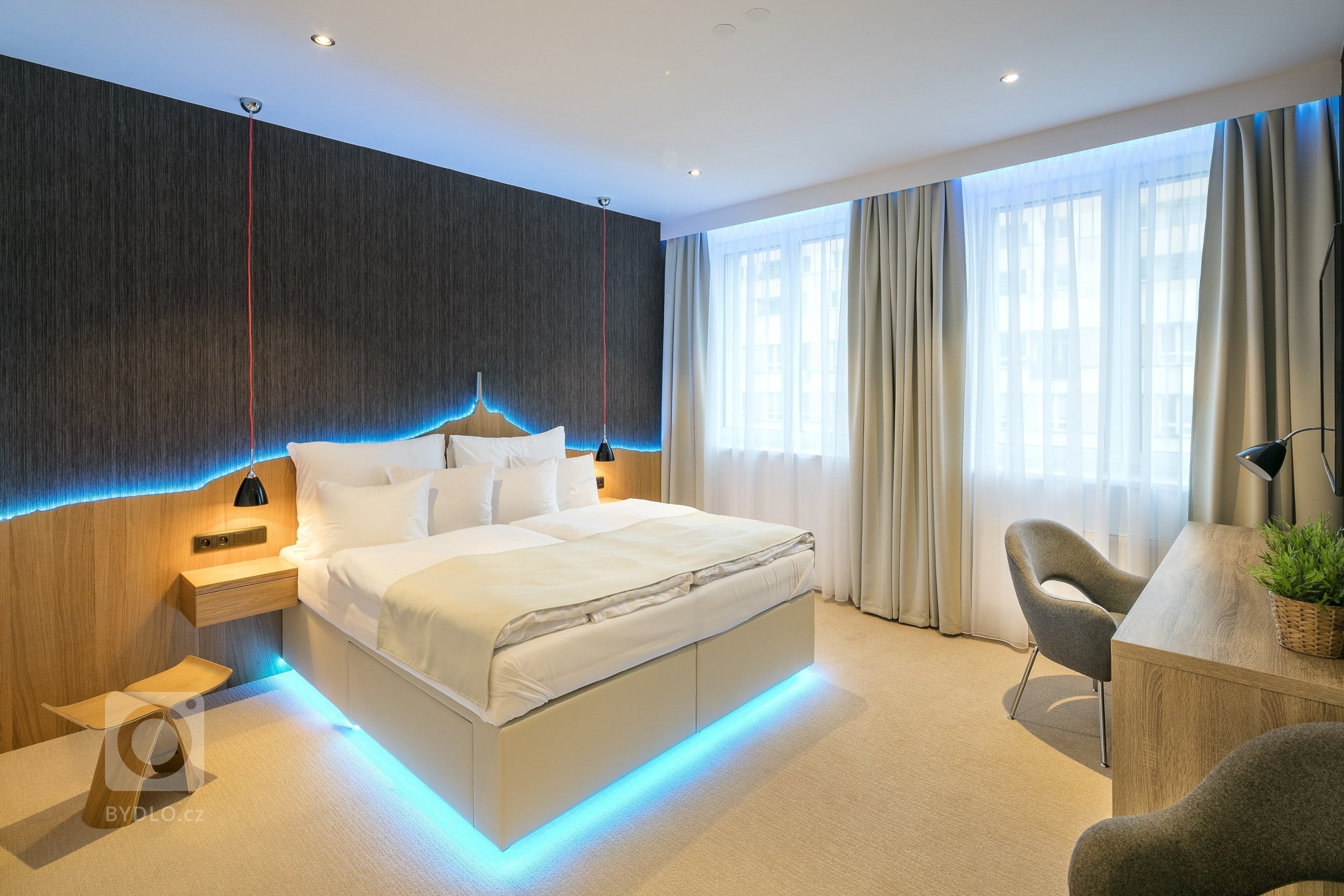 Pokoj 201 s názvem "Kráska severu" je jedním z designových pokojů v Pytloun Grand Hotelu Imperial Liberec
