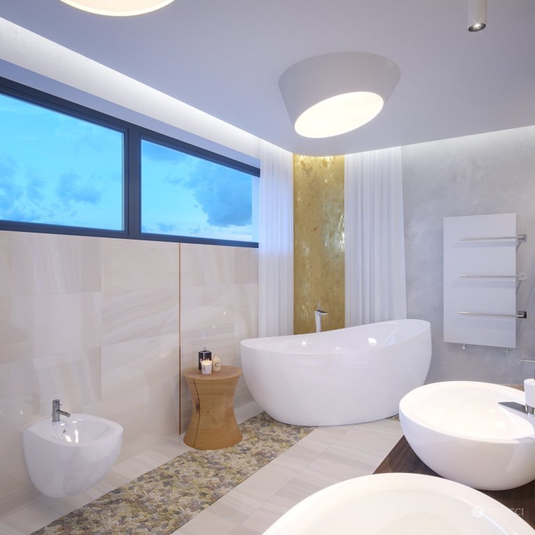 Cieľom návrhu interiéru tohto rodinného domu bolo vytvorenie elegantného a dizajnového interiéru, založeného na prirodzenom kontraste prírodných materiálov…