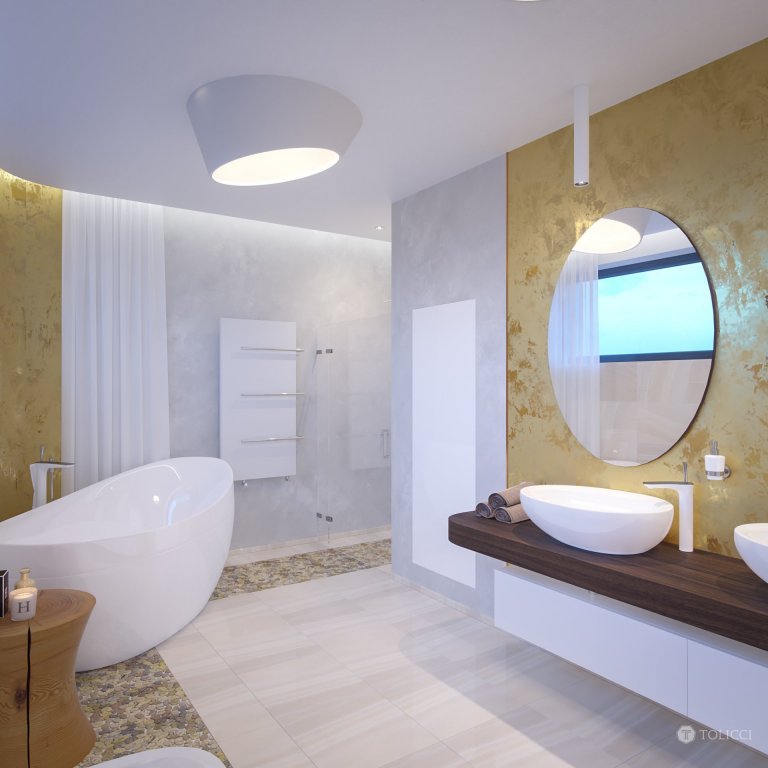 Cieľom návrhu interiéru tohto rodinného domu bolo vytvorenie elegantného a dizajnového interiéru, založeného na prirodzenom kontraste prírodných materiálov…