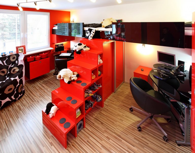 Všichni víme, že teenageři mají často pořádný smysl pro drama. A ve vlastním pokoji by měli mít možnost vyjádřit svůj styl také navenek! I proto tady mají…