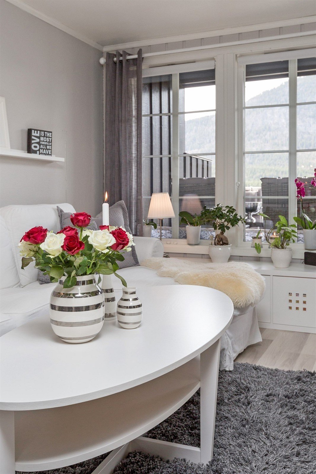 Romantika v šedobílé