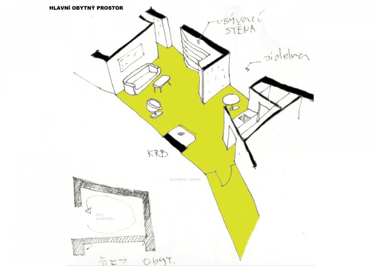 Parcela v&nbsp;satelitu, kolem jsou ty &quot;tradiční&quot; domky. Ty, jejichž investoři chtěli něco klasického, aby to dobře zapadlo. Výsledek? Přece typická…