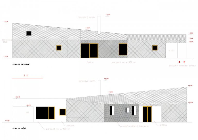 Parcela v&nbsp;satelitu, kolem jsou ty &quot;tradiční&quot; domky. Ty, jejichž investoři chtěli něco klasického, aby to dobře zapadlo. Výsledek? Přece typická…